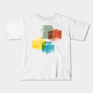 Blockprint Colors no1 Kids T-Shirt